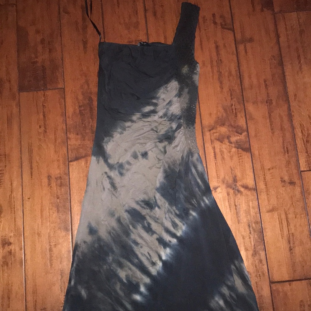 Maxi Sky tie dye dress